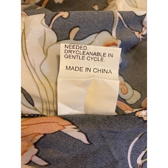 Alunalevi Women's Maxi Dress Black FloraL Halter Top Size Med NWT - Picture 12 of 12